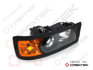 Фара правая стекло SHAANXI F2000 CREATEK